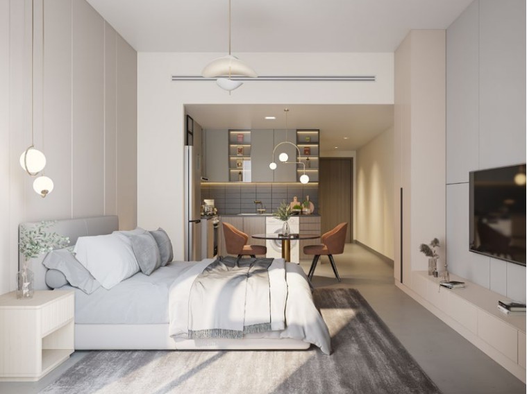 South Garden Apartment Bed Room Dubai